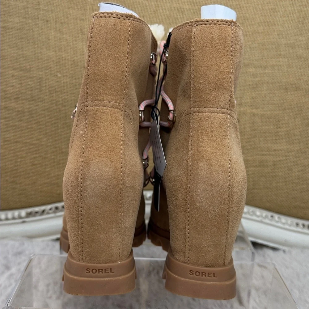 Sorel | Joan of Arctic Wedge III Lace Cozy Boots, Size 5.5, NWT